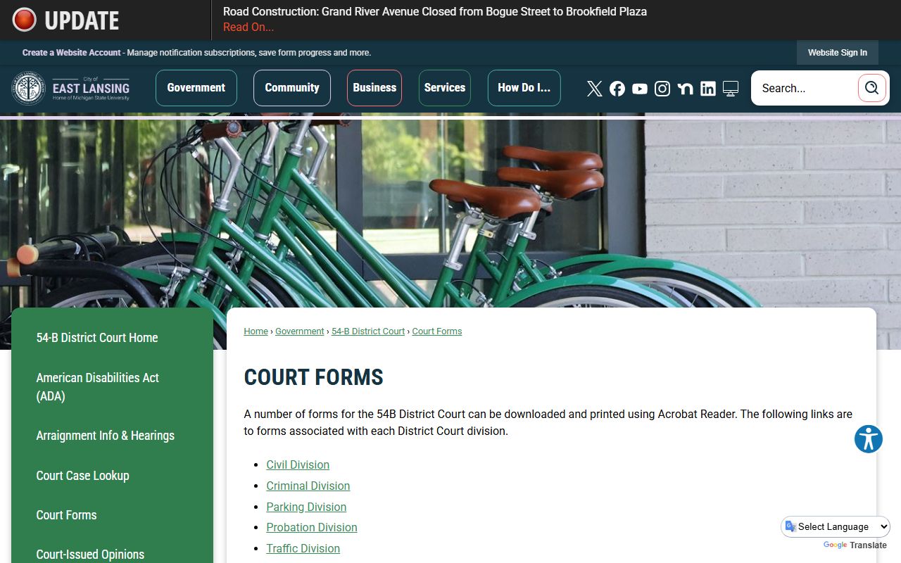 Ingham County district court