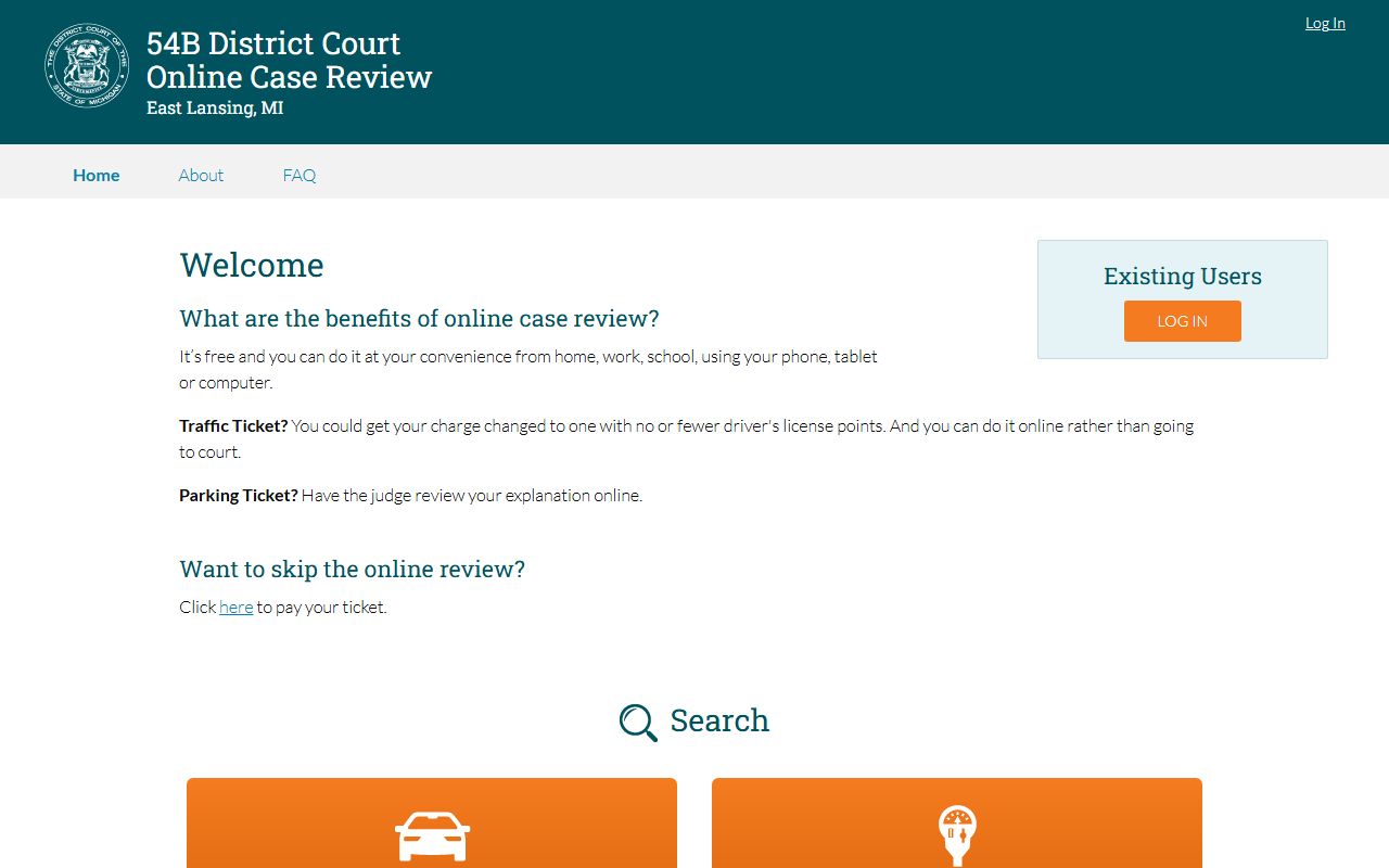Ingham County traffic court records